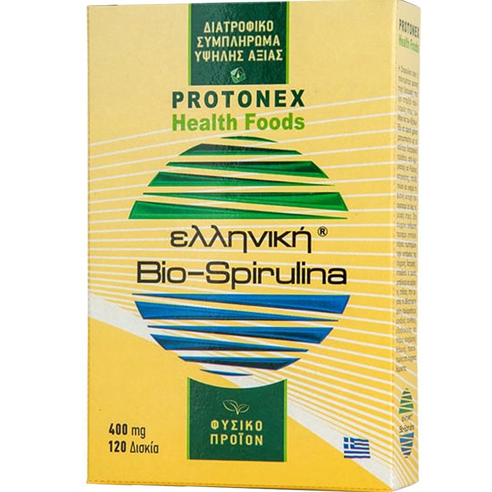 Protonex Bio-Spirulina 400mg, 120tabs | AptekaPromahon.com