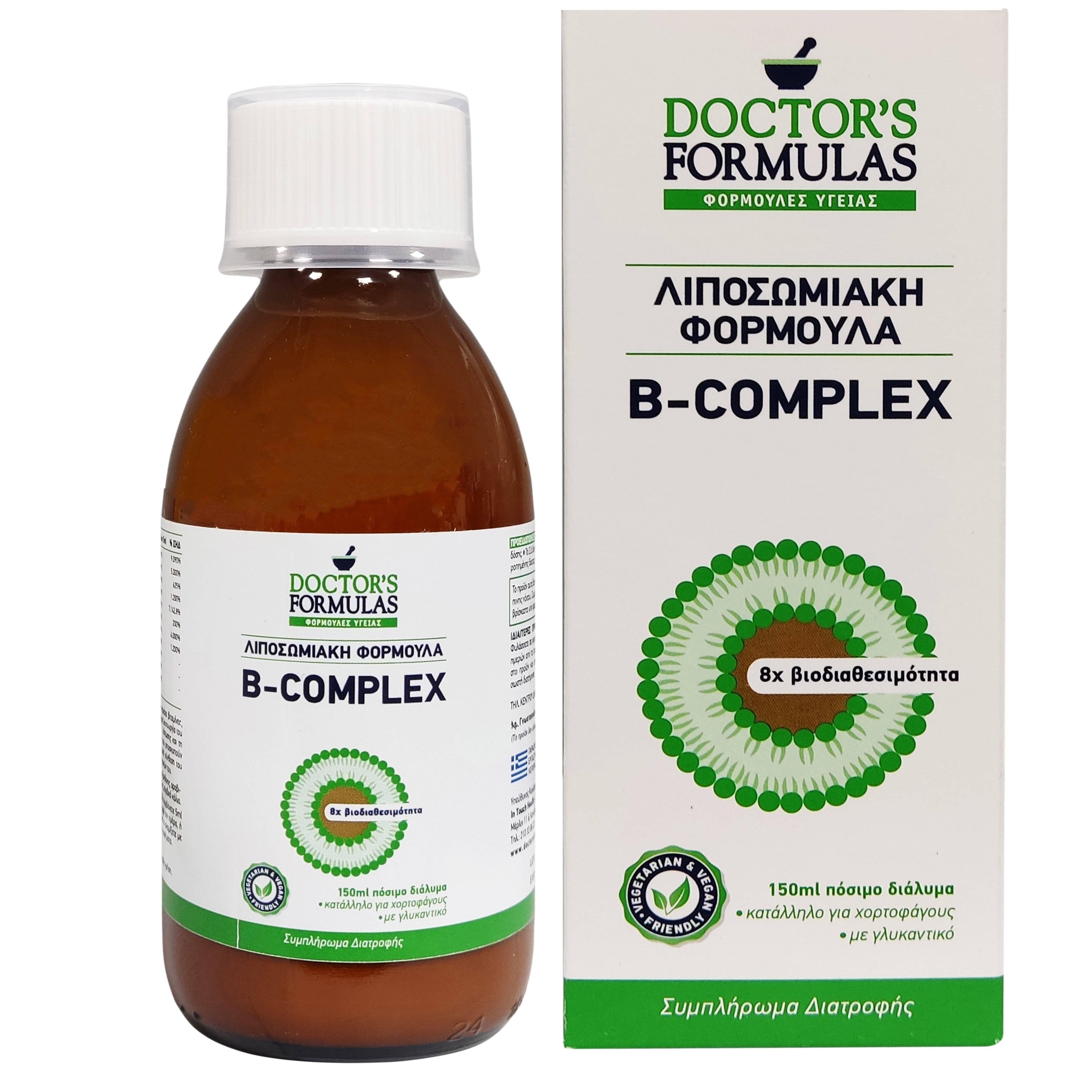 Doctor's Formulas Liposomal B Complex 150ml | AptekaPromahon.com