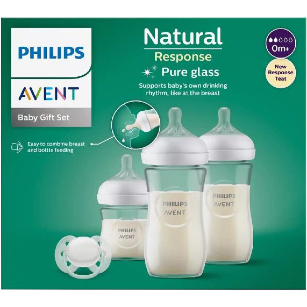 Philips Avent Promo Natural Response Baby Bottles & Silicone Soother ...