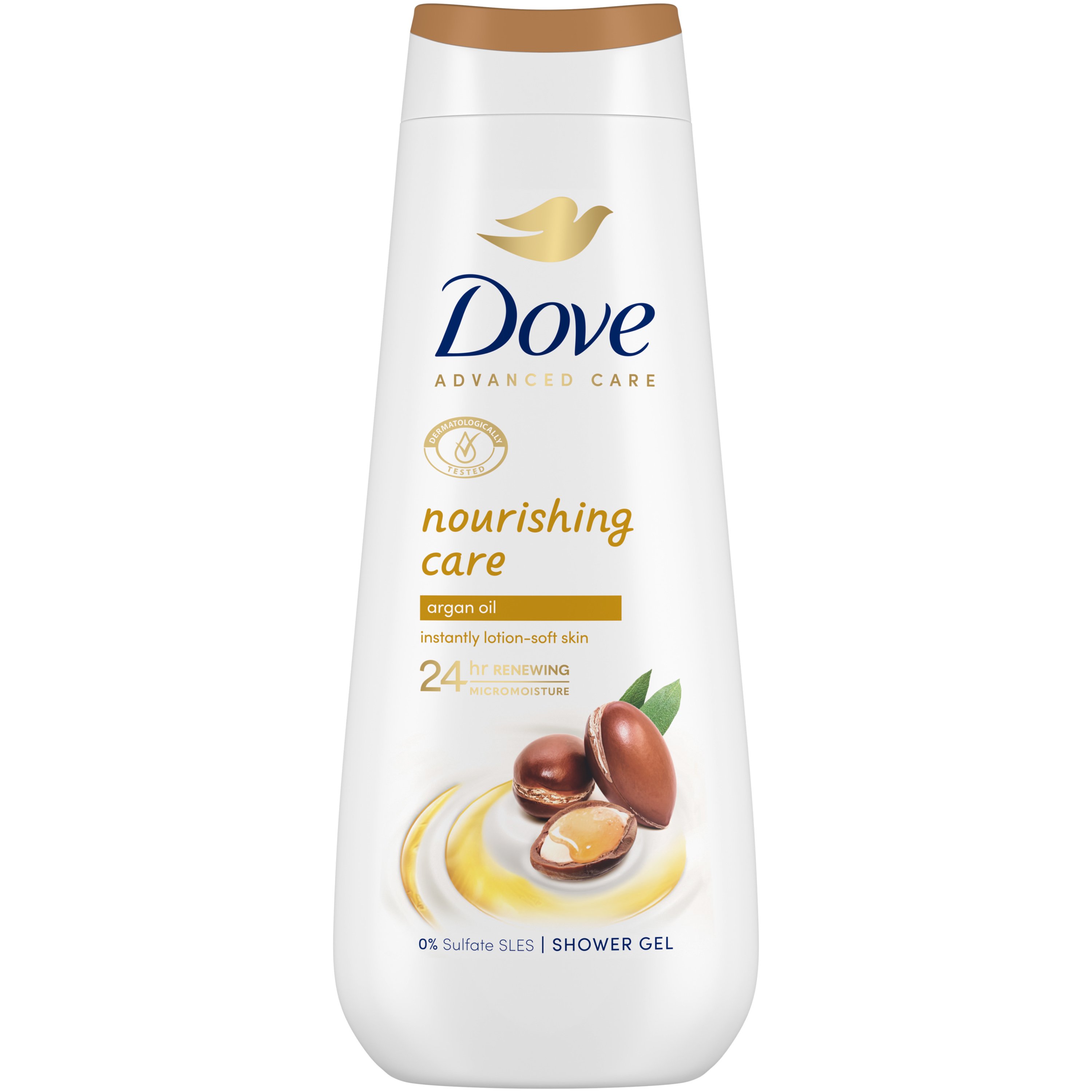 Dove Nourishing Silk Body Wash 500 Ml
