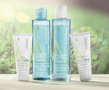 A-Derma BIOLOGY AC лекува, успокоява и балансира склонната към акне кожа A-Derma BIOLOGY AC лекува, успокоява и балансира склонната към акне кожа