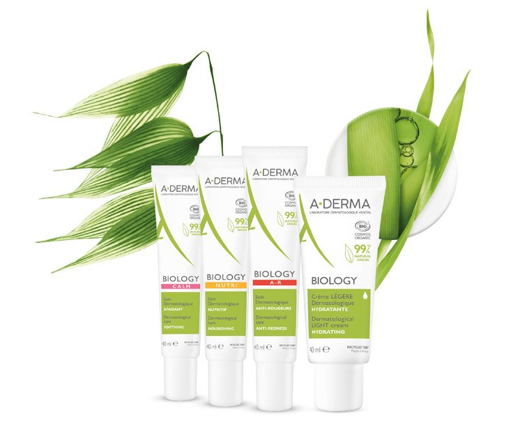 A-Derma BIOLOGY Нежна хидратация за крехка, чувствителна и дехидратирана кожа. A-Derma BIOLOGY Нежна хидратация за крехка, чувствителна и дехидратирана кожа.