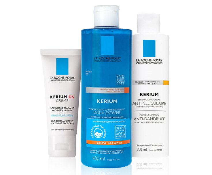 LA ROCHE-POSAY KERIUM Специализирана гама за коса за всички проблеми на скалпа. LA ROCHE-POSAY KERIUM Специализирана гама за коса за всички проблеми на скалпа.