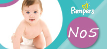 Pampers номер 5 (за бебета 11-18 кг)