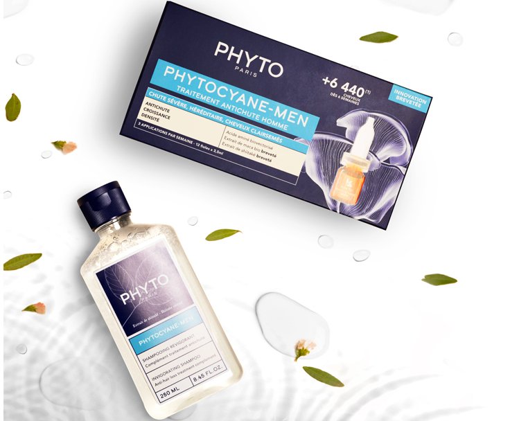 PHYTO PARIS PHYTOCYANE MEN Лечение на мъжки косопад PHYTO PARIS PHYTOCYANE MEN Лечение на мъжки косопад