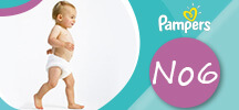 Pampers номер 6 (за бебета 13 кг+)